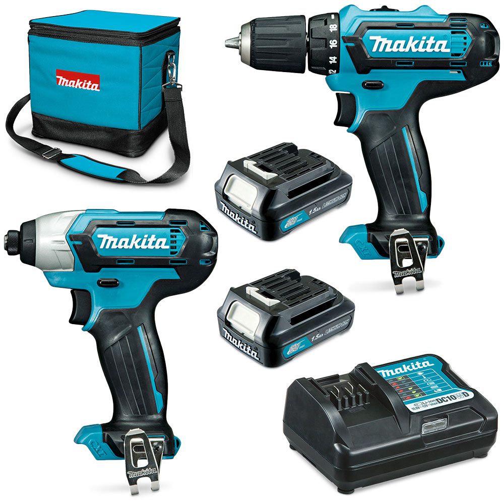 Bộ máy khoan vặn vít dùng pin Makita CLX224S (12V)