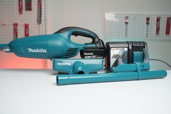 Máy hút bụi cầm tay dùng pin 18V Makita DCL180RT (1 Pin 5.0Ah, 1 Sạc nhanh)