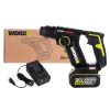Máy khoan búa dùng pin Li-ion 20V Worx WU380S (1 Pin 4.0Ah, 1 Sạc)
