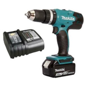Máy khoan búa và vặn vít dùng pin Makita DHP453SFX8 ( 18V)
