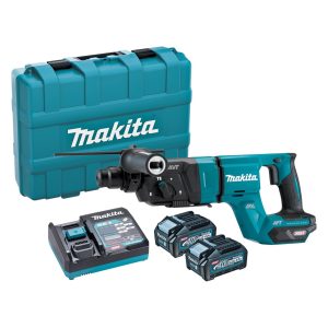 Máy khoan đa năng dùng pin 40V max Makita HR007GM201  (CHUÔI GÀI SDS-PLUS/28MM/BL)
