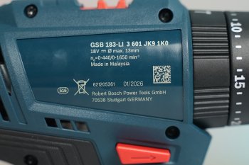Máy Khoan Động Lực Dùng Pin 18V Bosch GSB 183-LI (2 Pin 2.0Ah & Sạc)